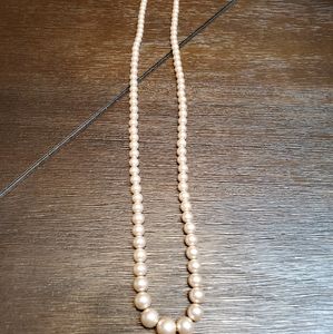 Ascending Costume Pearl Necklace